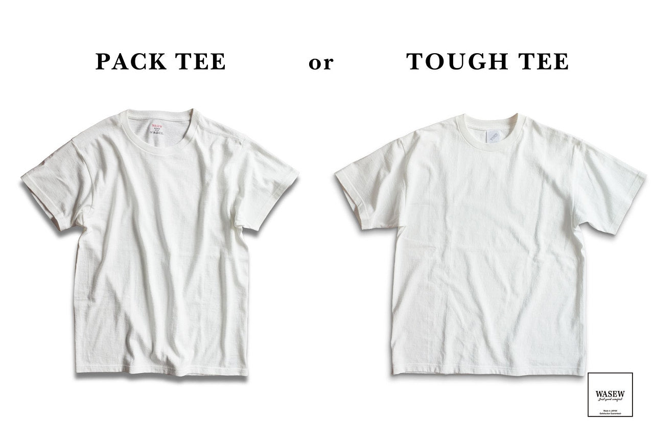 【徹底比較】PACK TEEとTOUGH TEE - 違いを知れば、もっと選びやすくなる！
