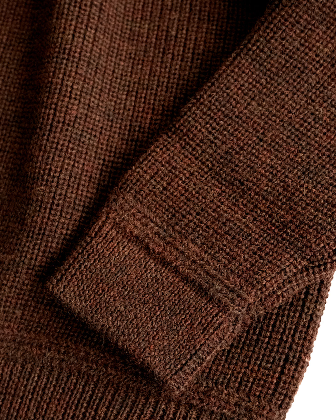 ISLAND KNIT FISHERMAN (REDDISH BROWN) | フィッシャーマンセーター