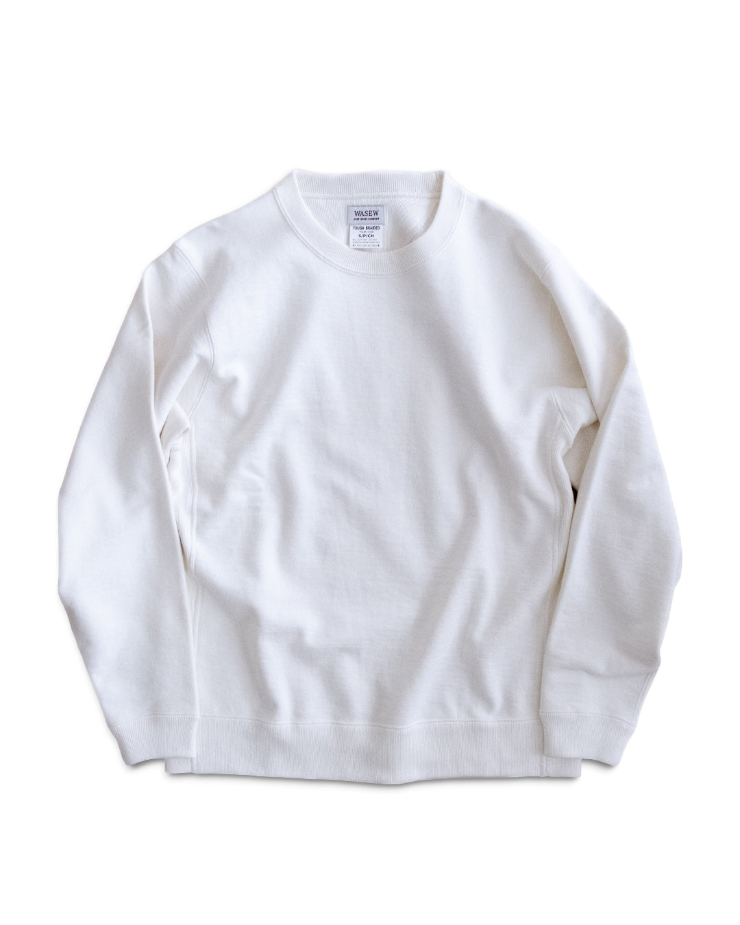 TOUGH BRAIDED SWEAT SHIRT (WHITE)