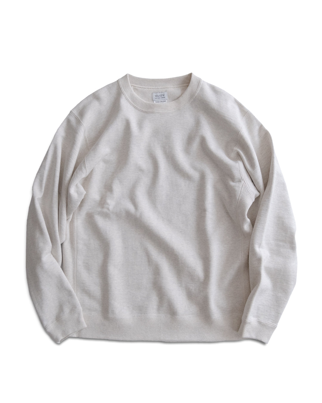 TOUGH BRAIDED SWEAT SHIRT (OATMEAL)