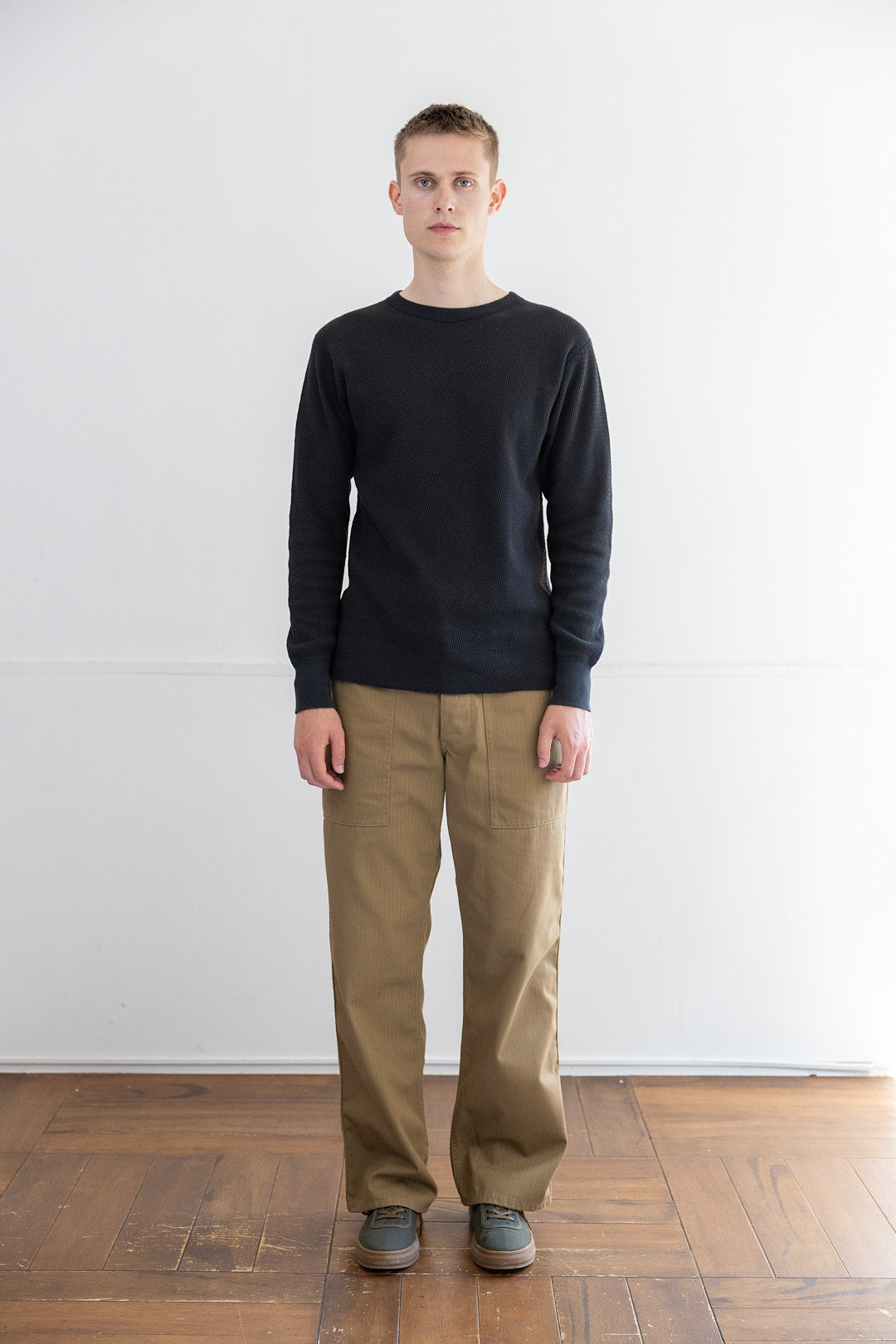 MIL THERMAL CREW NECK (BLACK)