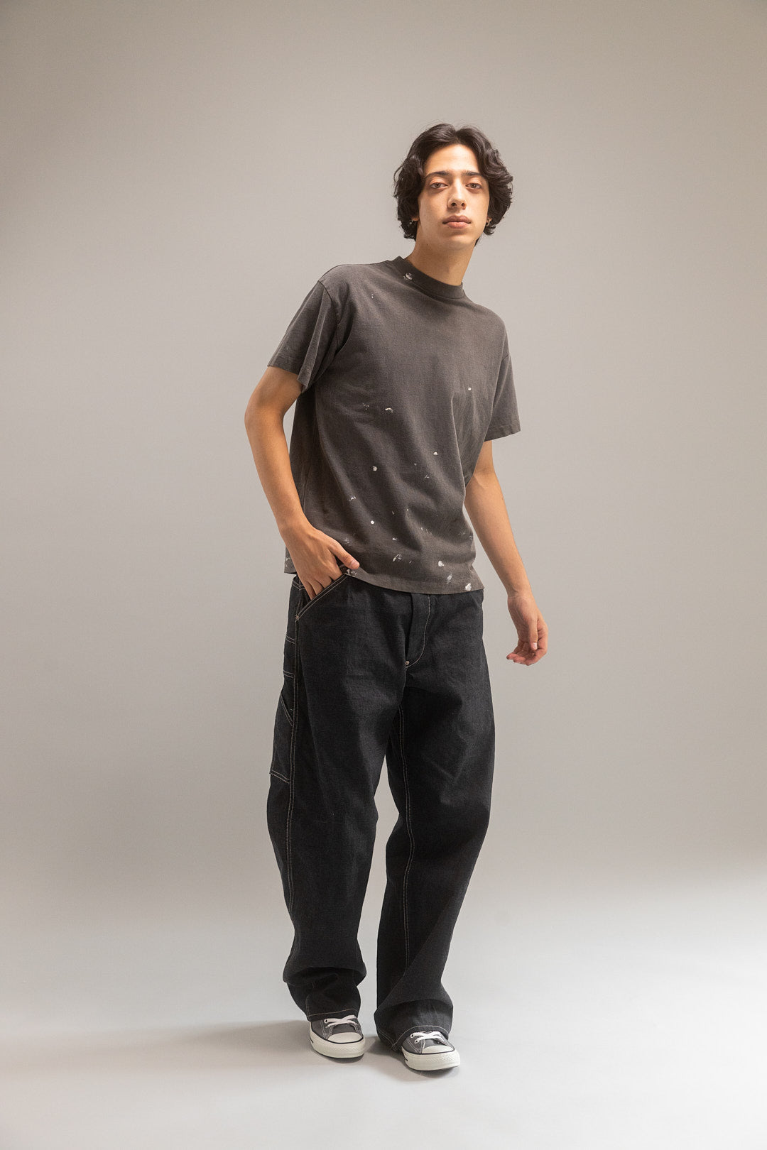 PAINTING VINTAGE TEE (BLACK)