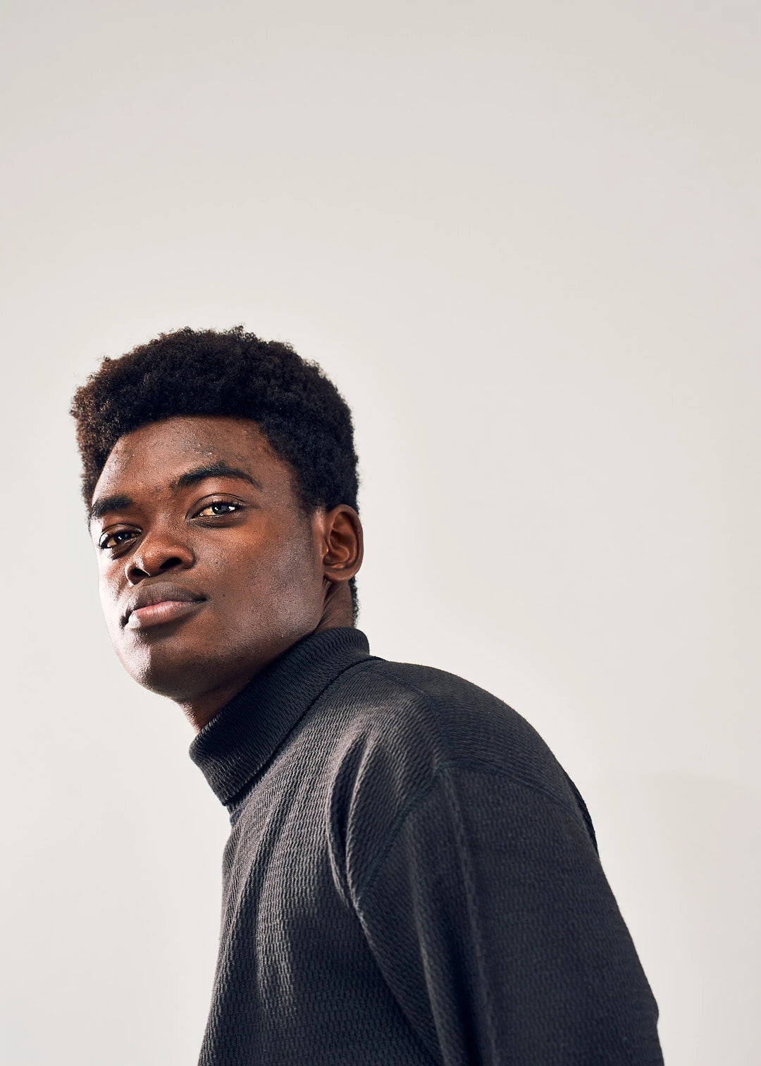 MIL THERMAL HIGH NECK (BLACK)