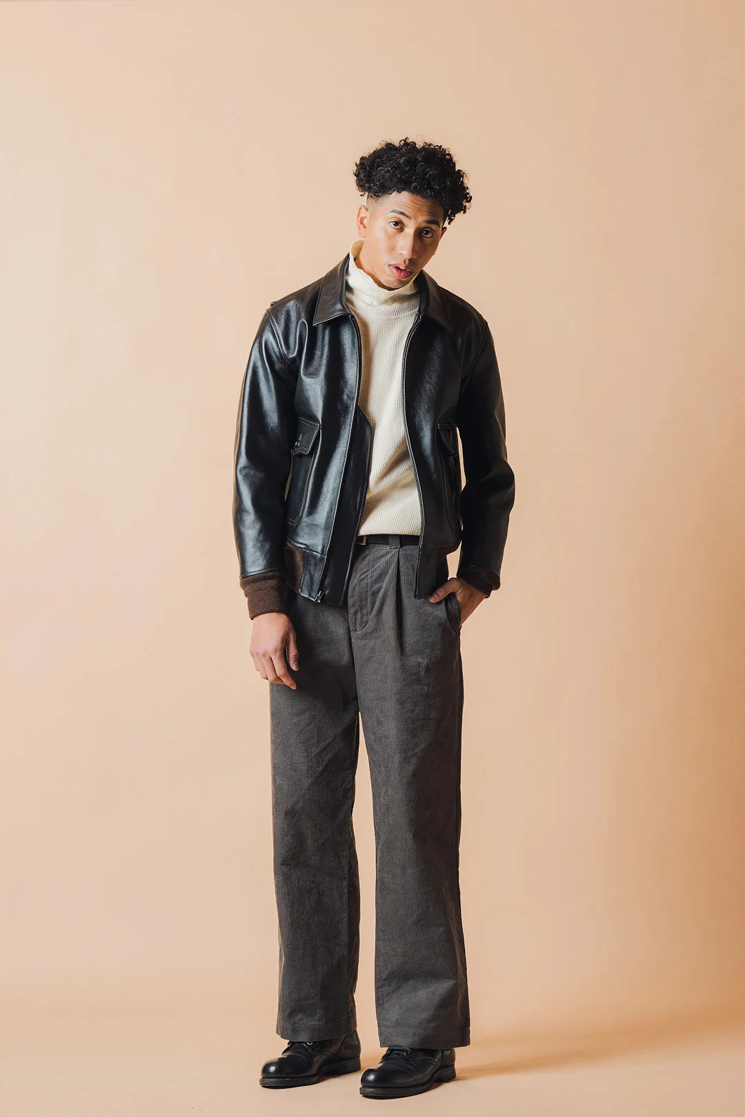 FAT TROUSERS CORDUROY (CHARCOAL)