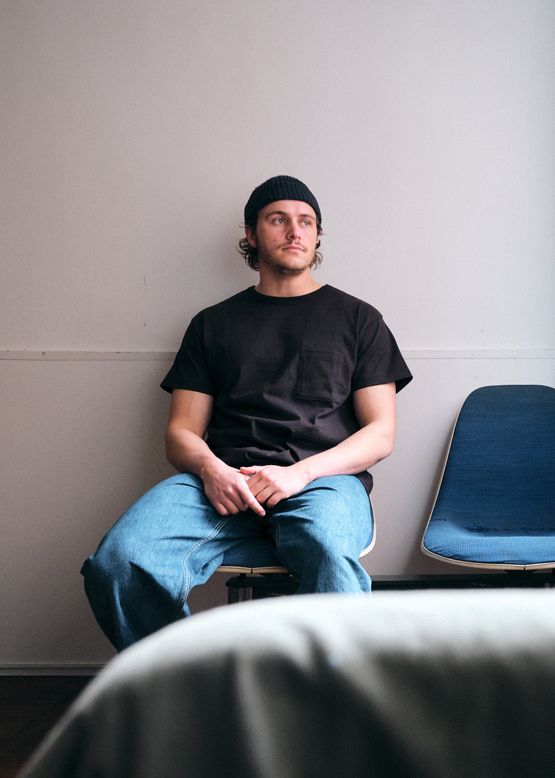 TOUGH S/S TEE (BLACK SUN)