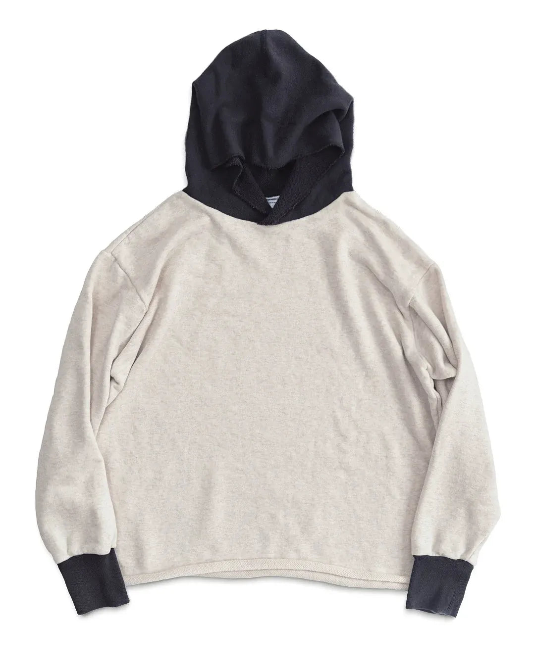 ROUGH HOODIE (OATMEAL x BLACK SUN)