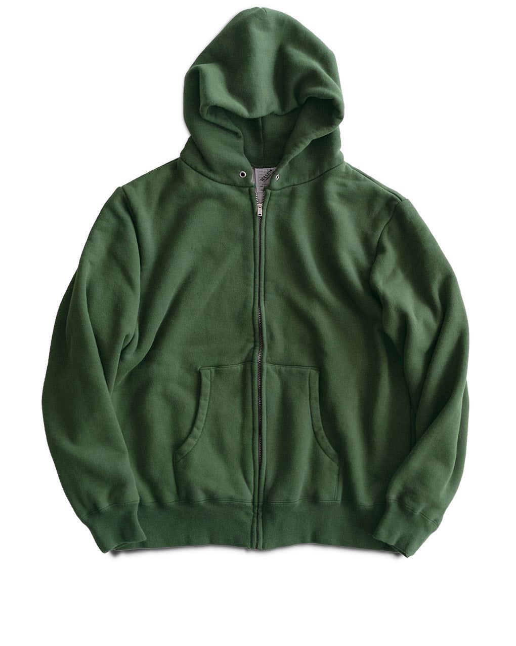 TWO FACE ZIP HOODIE (GREEN)