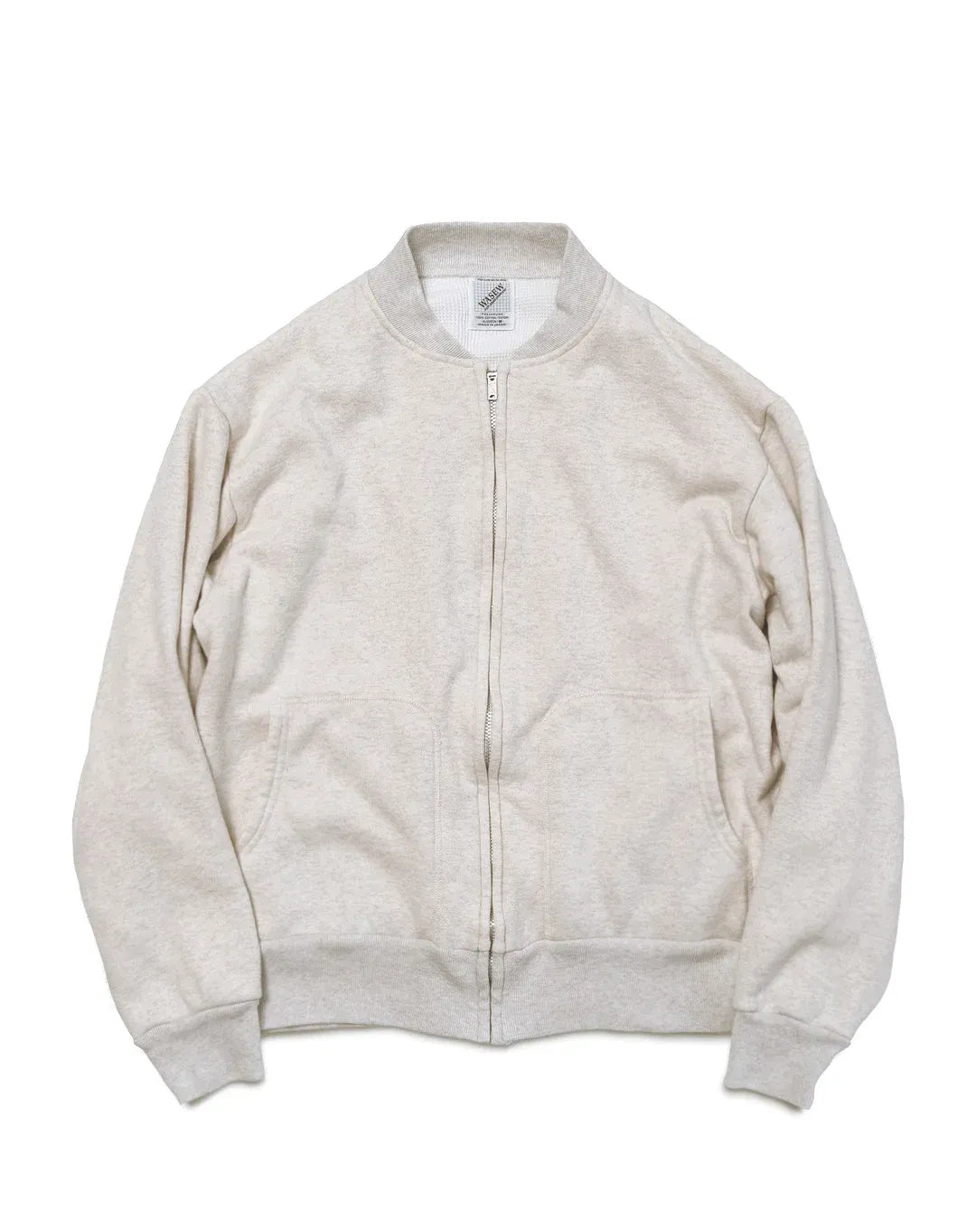 TWO FACE ZIP SWEAT (OATMEAL)