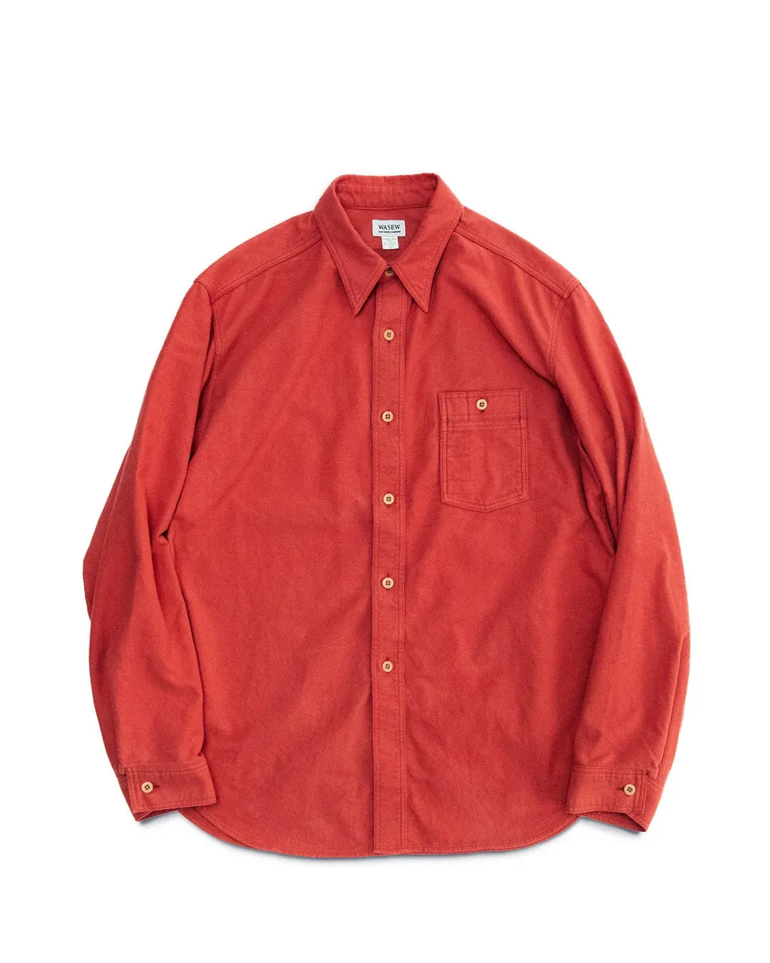 WORKING FIELD CHAMOIS SHIRT (VERMILION)