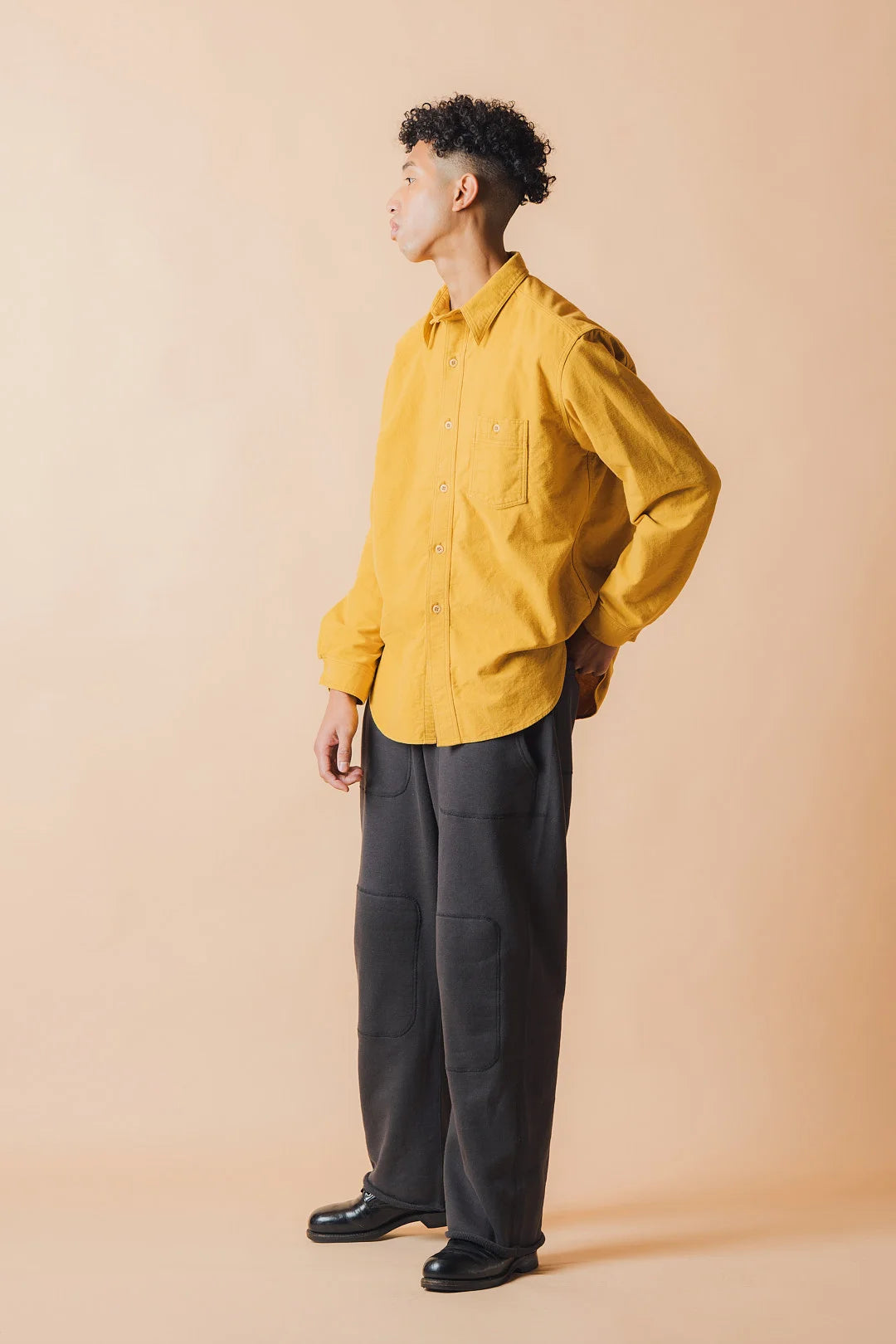 WORKING FIELD CHAMOIS SHIRT (MUSTARD)