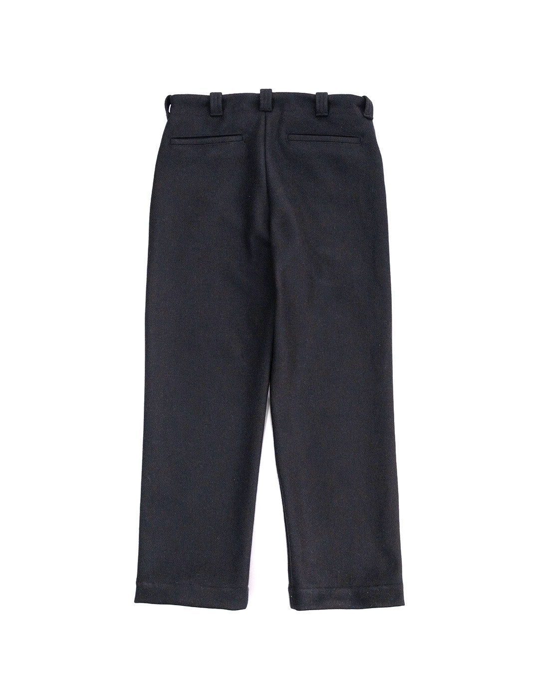 WOOL MELTON WORK PANTS